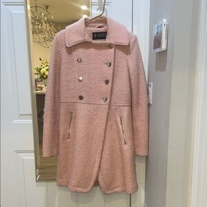 Guess Women's Soft Pink Teddy Jacket